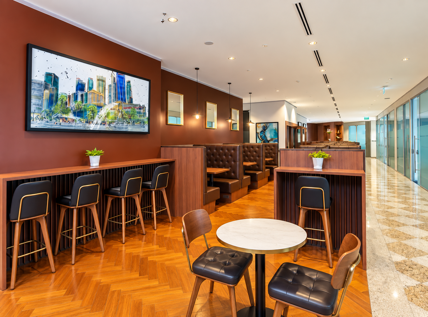 Servcorp — Philippine Stock Exchange Tower workspace view 2